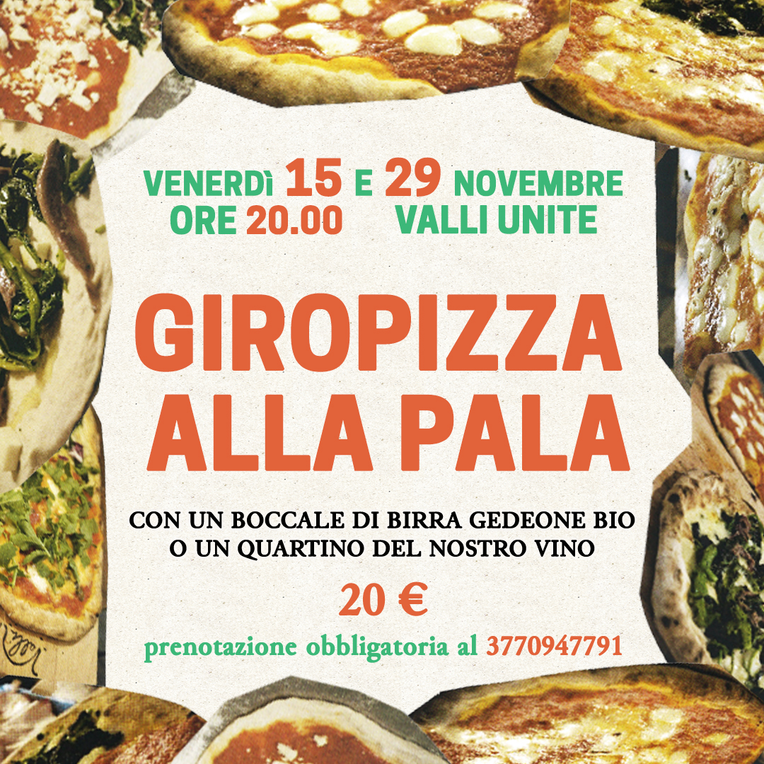 GIROPIZZA DI NOVEMBRE